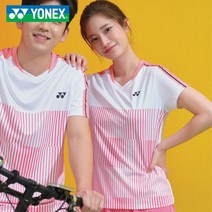 요넥스 221TS024F 여성 배드민턴 반팔 티셔츠 핑크