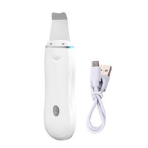 [두빛나래몰] 피부 탄력 마사지기 갈바닉 고주파 초음파 홈케어 뷰티 괄사 피부 관리기 워터 필링 초음파 스킨 스크러버 페이셜 필링 삽 모공 클리너 각질 제거제 여드름 제거제, 스킨 스크러버 상자 없음