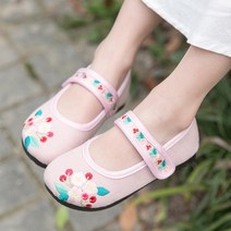 화 아 자수화 빈티지 한복화 미끄럼 방지 건강신발 워킹화 슬리퍼 여성수제화 스니커즈
