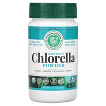 Green Foods 유기농 클로렐라 분말 60g(2.1oz), 1개