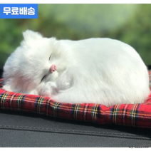 [오늘발송]차량용 활성탄 탈취제 잠자는 고양이인형 리얼펫 KC인증 자동차 곰팡이 냄새제거 뱅갈 앙고라 먼치킨 아메리칸 브리티쉬 숏 숯먹은 고양이인형, 먼치킨 고양이탈취제