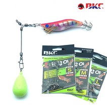 BKC 백경 쭈갑이 쭈꾸미 갑오징어 전용편대 낚시 삼각편대 채비 스냅 도래 BK-3070