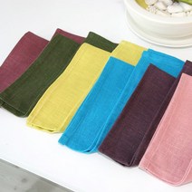 [나산] 냅킨 린넨 100% 젠스타일 RS91-3 6장 SET 40x30cm 당일발송, 상세설명 참조, 18 스틸블루