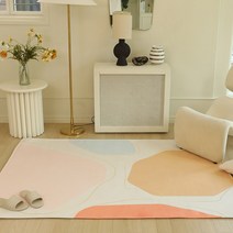 베베 워셔블 방수 인테리어 거실 러그 국내생산 사계절 원형 카페트 아이방 강아지 고양이 매트