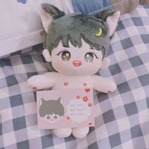 무속성 인형 솜인형 아이돌 만들기 diy 바디 몸통 TNT시대소년단 류요문 피규어 송 20cm 솜와바갈이 스타 굿즈, 01번 20CM, 02번 류야오원 나체