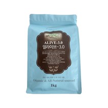 얼라이브3.0 유기질 유박 비료 1kg 소포장 텃밭 분재 난 화분 화초 펠렛 냄새없는 퇴비 거름, 1개