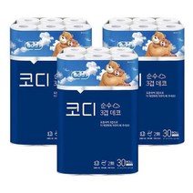 코디 3겹 휴지x3개 휴지 화장지 -로로