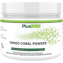 독일직구 PlusVive Sango 산호 가루 네츄럴 칼슘 20% 네츄럴 마그네슘 10% 함유 산고 바다 산호의 퓨어 가루 300g 독일 병입, 수량, 상세참조