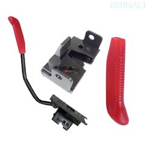 대우 Doosan 150 220 225 300795 굴삭기 유압 안전 잠금 장치 빨간색 핸들 빨간색 그립 굴삭기 액세서리, [03] Security lock