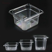 높이 10cm 6분의1 투명 PC 밧드 바트 받드 뚜껑별도, 본상품선택, 상세 설명 참조
