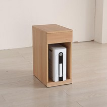 심플 컴퓨터 본체 서랍 수납장 (4색) 사이드 책상 보조 가구 사무실 회사, 블랙아카시아