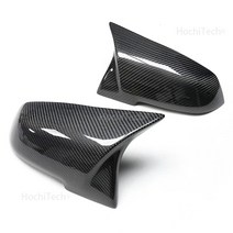 와이드룸미러 룸밀러 백미러 탄소 섬유 자동차 커버 캡 bmw f20 f22 f30 f31 f32 f33 f36 f34 f35 i3 i3s x1 side mirror cover, 2pcs 탄소 섬유