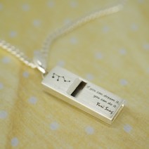 호루라기 미아방지목걸이, 3.5mm, 양면각인