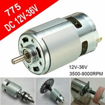 775 DC 12V-36V 3500-9000RPM 모터 볼베어링 큰 토크 고성능 저잡음
