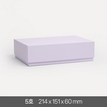 고급 선물 상자 5호 답례품 싸바리 패키지 기프트 포장 무지 국산 케이스, 라벤더 1개