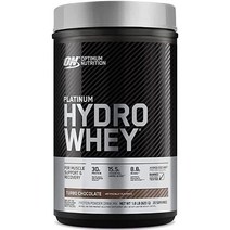 단백질 보충제 Optimum Nutrition Platinum Hydrowhey Protein Powder 100% Hydrolyzed Whey Isolate Flavor: Ve, Turbo Chocolate, 1.8 Pound (Pack of 1)