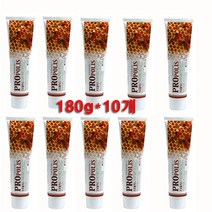 한일제약 프로폴리스 네츄럴비 치약180g*10개, 프로폴리스치약1P*10개