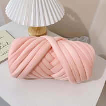 솔룸 자이언트얀 벨벳 빅얀 가방 뜨개실 망고실 만들기 1kg, 자이언트빅얀 블루1kg, 1개