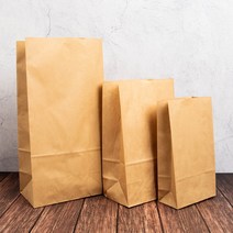 진영 크라프트 종이봉투(8입) 대 중 소, 대_$KNU