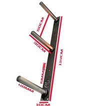 바벨 덤벨 중량 원판 벽걸이형 거치대 정리대, 기본선택