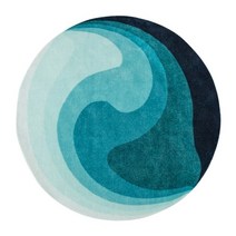 원형러그 인테리어카페트 Round rug interior carpet 오렌지 빛 럭셔리