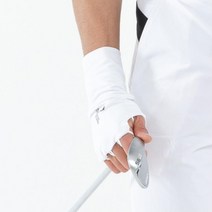 여름 자외선 골프 쿨 오른손 손등 장갑 합피골프장갑, 화이트, FREE