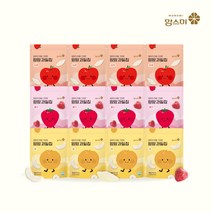 [맘스미] 맘맘 과일칩 12봉 세트 (딸기/사과/배), 사과 12