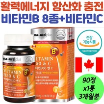 9중복합 비타민B군 비타민C 나이아신 비오틴 활력보충 캐나다 직수입 에너지생성 혈액생성 유해산소제거 철분흡수 판토텐산 엽산 1통 3개월분
