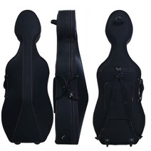 첼로 하드 케이스 방수 가방 바퀴 달린 수화물 백팩, 4/4 size