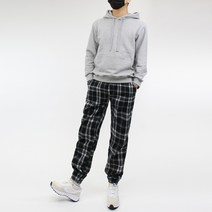 콘피아르 체크 기모 밴딩 조거팬츠 TC7408W