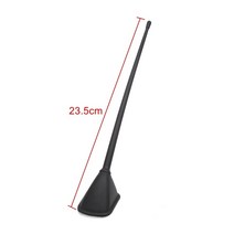 XAutohaux 21/23/24/37cm 유니버설 셀프 접착 자동차 지붕 라디오 신호 공중 안테나 장식 블랙, 06 23.5cm
