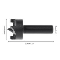 Tungsten Steel Thimble Drill Bit Mini Lathe Machine Woodworking DIY Tool Durable 6mm Drop Ship Suppo, 한개옵션0