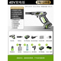 Lvtian 무선 자동차 고압세척기 핸디형, 40V Eagle E4 (배터리2개)