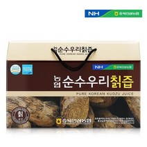 농협 순수우리칡즙 80ml 30포 국산 국내산 칡즙 파우치 선물, 상세페이지 참조, 상세페이지 참조