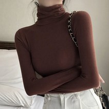 [바보사랑] 겟잇미 시프 하이넥 기본 슬림 티셔츠 [겟잇미]