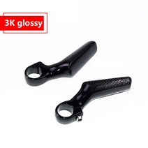 이너바엔드 자전거손잡이 핸들그립 탄소 섬유 자전거 바 끝 산악 자전거 소형 보조 핸들 매트광택 유형 자전거 내부 바 끝, 3k 광택, 02 3K glossy