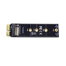 NVME PCIE 1X 어댑터 카드 pciem2 어댑터 NVMe SSD M2 PCIE X1 Raiser 확장 M 키 커넥터 2230224222602280 지원, [2] CHINA, [1] Black