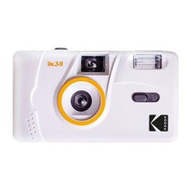 다회용필름카메라 kodak 필름 카메라 용 m35 m38 레트로 카메라 있는 토이카메라, m38 화이트, 1개의 롤 필름으로