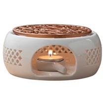 중국명품차 고급 전통 신선한명차 선물용 휴대용 세라믹 보온 캔들 홀더 베이스 난방 스토브 베이스 차 커피 물 워머 액세서리, 02 A