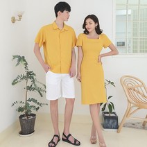 커플 시밀러룩 제주도 신혼 여행 여름 커플룩 패밀리 가족티 드레스 틈새 디자인 27