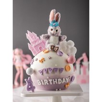 플라스틱케이크 브라이덜샤워 생일파티 파티룸 첫돌, 6인치, E