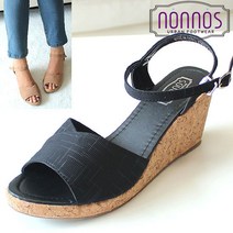 [논노스/nonnos] 지니 스트랩 웨지샌들 (T-2128-H71)