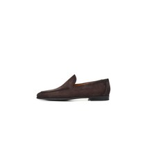 MAN ON THE BOON MAGNANNI 아몬드 토 스웨이드 로퍼_다크 그레이 4712318102
