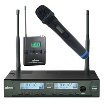 미프로 미프로 ACT-372DM 2채널 무선 핸드핀마이크 세트