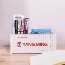 컨테이너 모형 철도 액세서리 배송 시뮬레이션 모형 다기능 펜 상자 보관함 티슈 상자 맞춤 제작 가능 다이캐스트, YML 30 필통