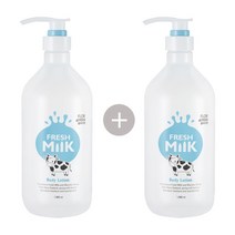 플로르드망 프레시 밀크 바디 로션 1000ml, 2개