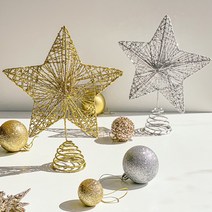 림드 크리스마스 트리 오너먼트 탑별 꼭대기 별_2color, 선택완료
