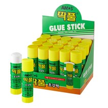 [문구조아] 아모스 딱풀 25g 20입 접착제 풀, 1개