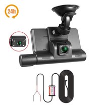 블랙박스 차량용 트럭 미니 외장형 가성비 2023 대시 캠 자동차 DVR 카메라 4 인치 풀 HD 1296P 드라이브, 03 24H No rear camera_03 아무도