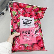 웰팜 냉동딸기 1.5kg x 1개, 아이스보냉백포장